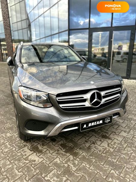 Mercedes-Benz GLC-Class, 2016, Бензин, 1.99 л., 155 тис. км, Позашляховик / Кросовер, Сірий, Чернівці Cars-Pr-61819 фото