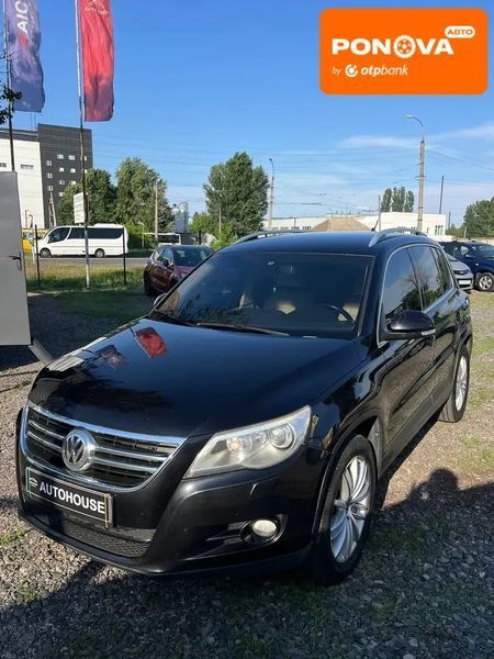 Volkswagen Tiguan, 2008 р., Дизель, 278 тис. км, Позашляховик / Кросовер, Чорний, Черкаси AT-10418258 фото