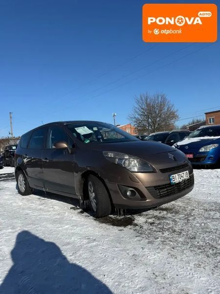 Renault Grand Scenic, 2009 г., Газ пропан-бутан / Бензин, 246 тыс. км, Универсал, Коричневый, Полтава AT-10409012 фото