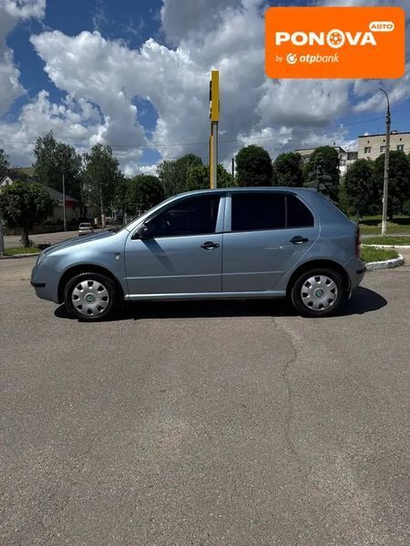 Skoda Fabia, 2002 р., Газ пропан-бутан / Бензин, 242 тис. км, Хетчбек, Сірий, Кам'янка AT-10418396 фото