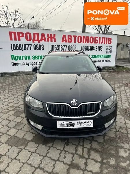 Skoda Octavia, 2014 г., Дизель, 300 тыс. км, Универсал, Чорный, Черкассы AT-10410021 фото