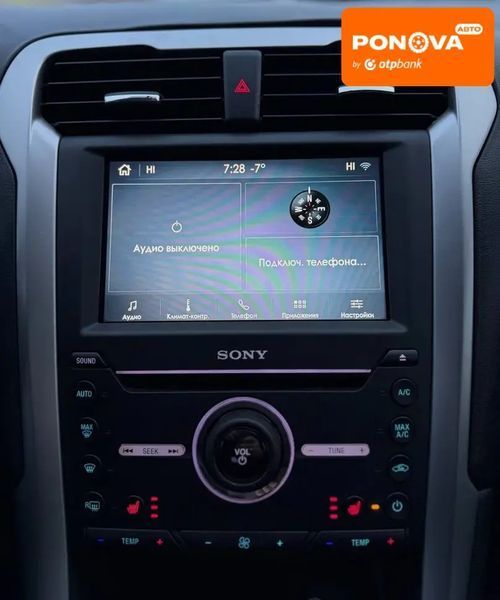 Ford Fusion, 2016 р., Бензин, 142 тис. км, Седан, Чорний, Дніпро (Дніпропетровськ) AT-10407908 фото