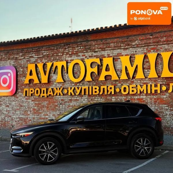 Mazda CX-5, 2018 р., Бензин, 130 тис. км, Позашляховик / Кросовер, Чорний, Дніпро (Дніпропетровськ) AT-10428310 фото