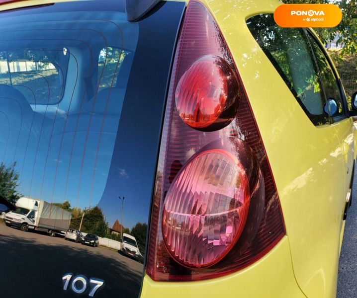 Peugeot 107, 2012, Бензин, 1 л., 46 тыс. км, Хетчбек, Желтый, Хмельницкий 739 фото