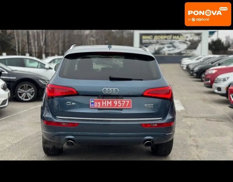 Audi Q5, 2015 р., Бензин, 186 тис. км, Позашляховик / Кросовер, Синій, Полтава AT-10410372 фото