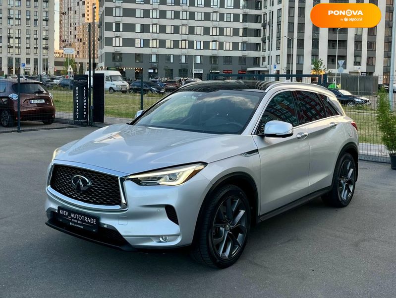 Infiniti QX50, 2018, Бензин, 2 л., 65 тис. км, Позашляховик / Кросовер, Сірий, Київ 109405 фото