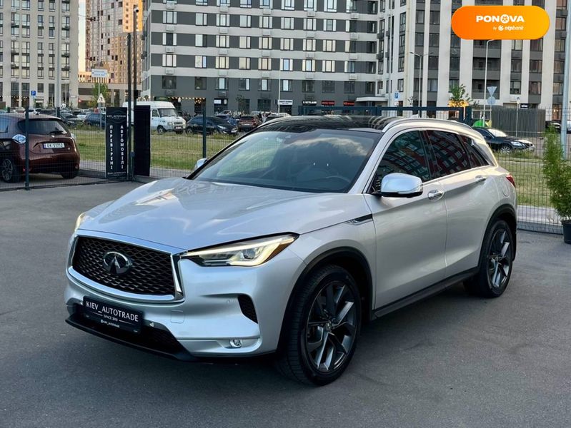 Infiniti QX50, 2018, Бензин, 2 л., 65 тис. км, Позашляховик / Кросовер, Сірий, Київ 109405 фото