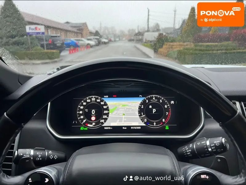 Land Rover Range Rover, 2019 р., Бензин, 160 тис. км, Позашляховик / Кросовер, Білий, Дніпро (Дніпропетровськ) AT-10407010 фото