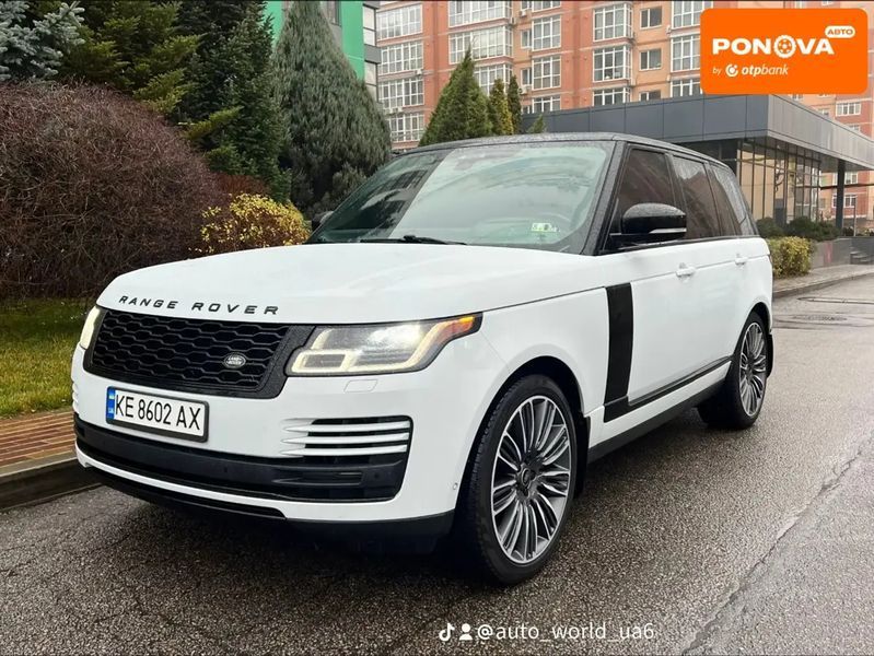 Land Rover Range Rover, 2019 р., Бензин, 160 тис. км, Позашляховик / Кросовер, Білий, Дніпро (Дніпропетровськ) AT-10407010 фото