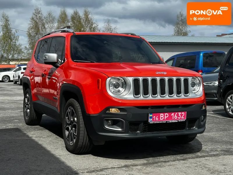 Jeep Renegade, 2015 р., Дизель, 92 тис. км, Позашляховик / Кросовер, Помаранчевий, Житомир AT-10415186 фото