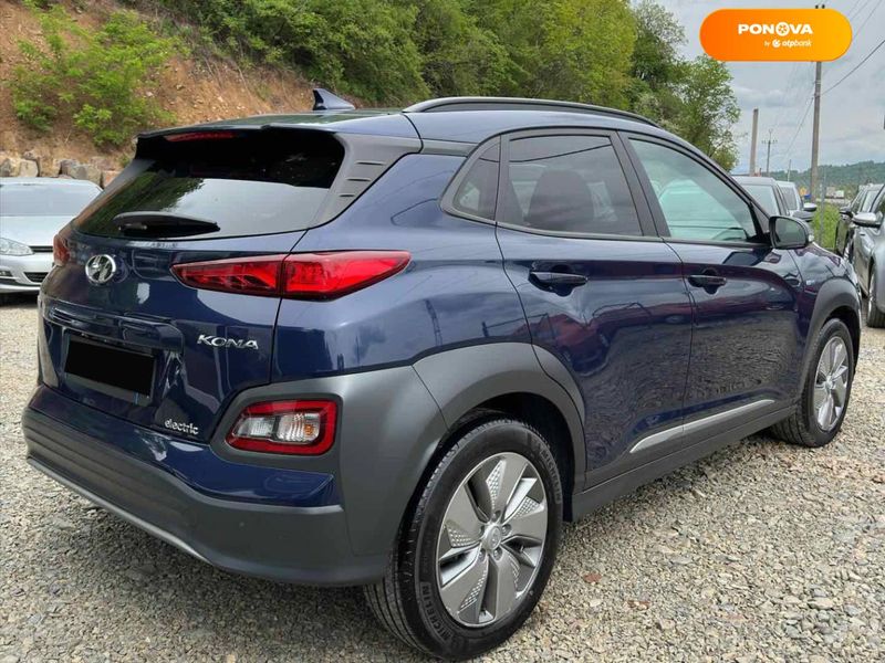 Hyundai Kona Electric, 2020, Електро, 72 тис. км, Позашляховик / Кросовер, Синій, Мукачево Cars-Pr-65258 фото