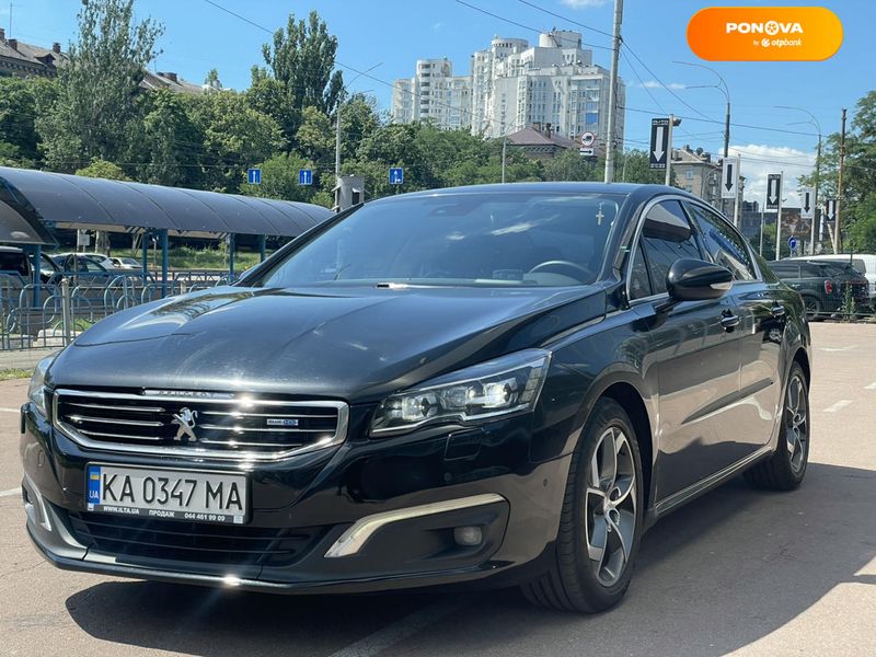 Peugeot 508, 2015, Дизель, 2 л., 162 тис. км, Седан, Чорний, Київ 102801 фото