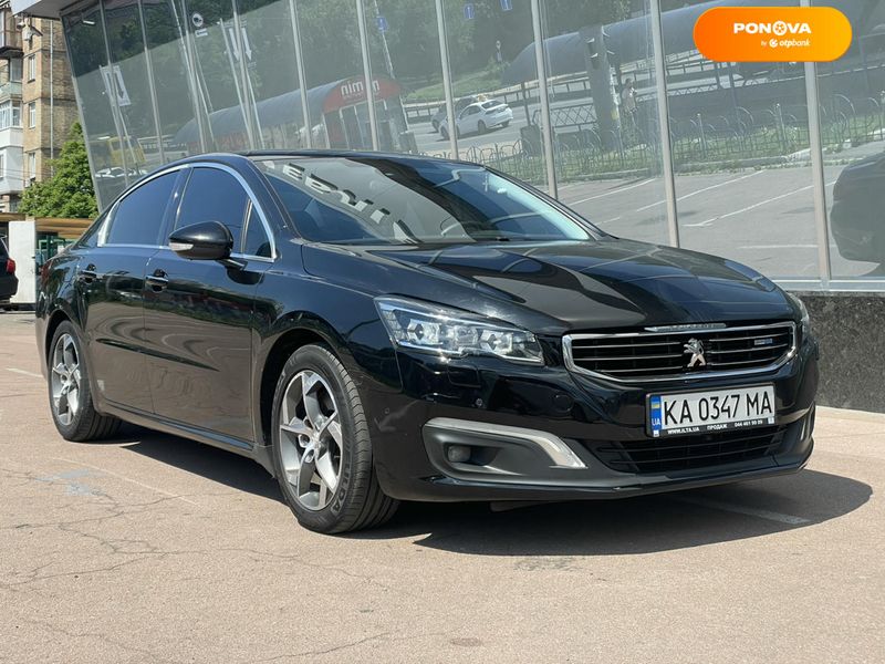 Peugeot 508, 2015, Дизель, 2 л., 162 тис. км, Седан, Чорний, Київ 102801 фото