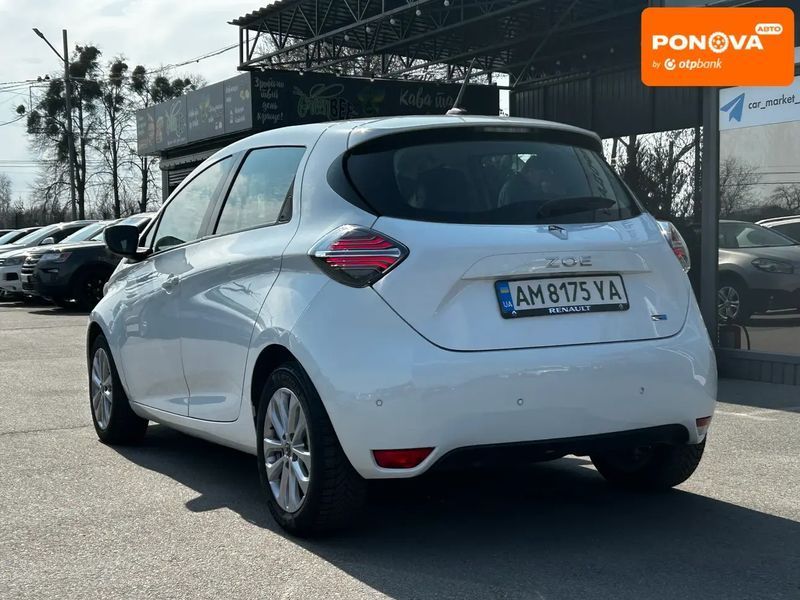 Renault Zoe, 2022 г., Електро, 39 тыс. км, Хетчбек, Белый, Житомир AT-10414586 фото