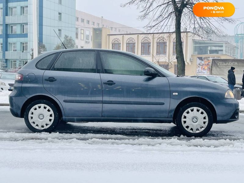 SEAT Ibiza, 2008, Газ пропан-бутан / Бензин, 1.2 л., 210 тис. км, Хетчбек, Сірий, Київ 8700 фото