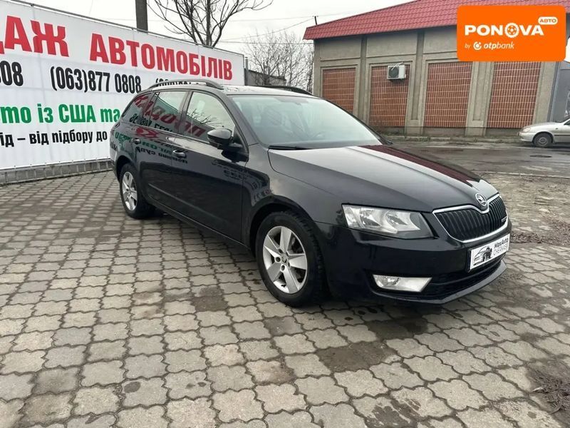 Skoda Octavia, 2014 г., Дизель, 300 тыс. км, Универсал, Чорный, Черкассы AT-10410021 фото