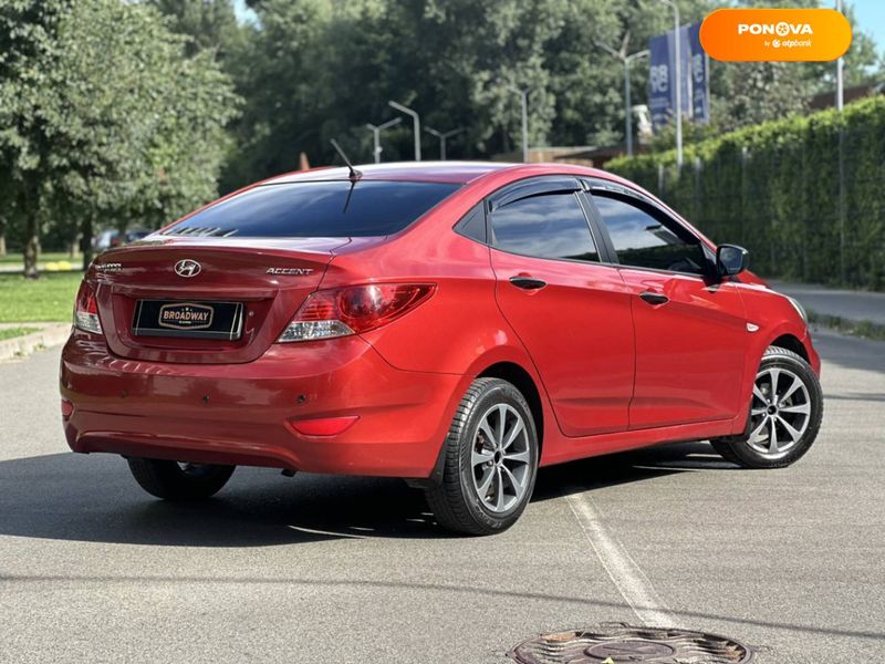 Hyundai Accent, 2013, Газ пропан-бутан / Бензин, 1.4 л., 178 тис. км, Седан, Червоний, Київ 108897 фото