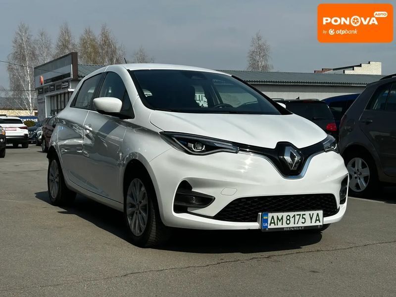 Renault Zoe, 2022 г., Електро, 39 тыс. км, Хетчбек, Белый, Житомир AT-10414586 фото