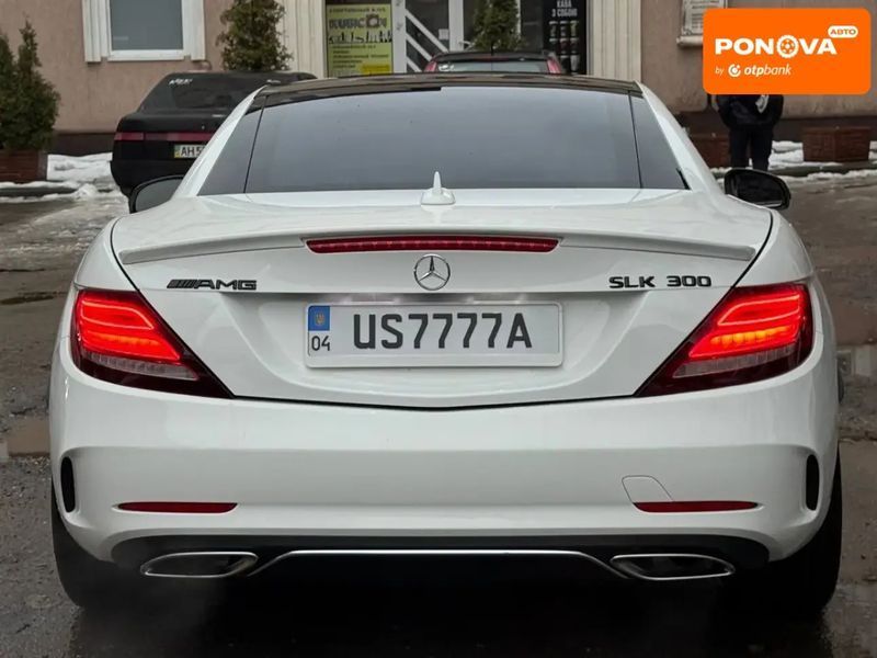 Mercedes-Benz SLK-Class, 2016 р., Бензин, 76 тис. км, Кабріолет, Білий, Дніпро (Дніпропетровськ) AT-10408590 фото