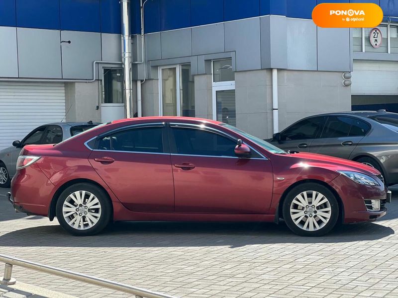 Mazda 6, 2008, Бензин, 2 л., 351 тис. км, Седан, Червоний, Одеса 49299 фото