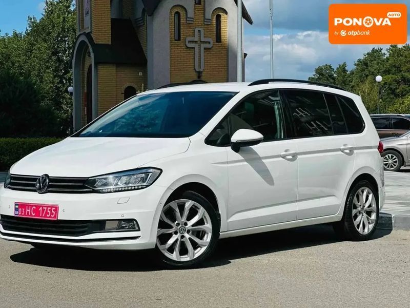 Volkswagen Touran, 2016 р., Дизель, 221 тис. км, Мінівен, Білий, Пісочин AT-10399776 фото
