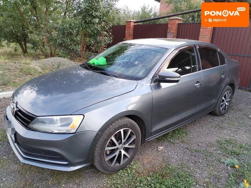 Volkswagen Jetta, 2016 г., Бензин, 202 тыс. км, Седан, Серый, Сумы AT-10402302 фото