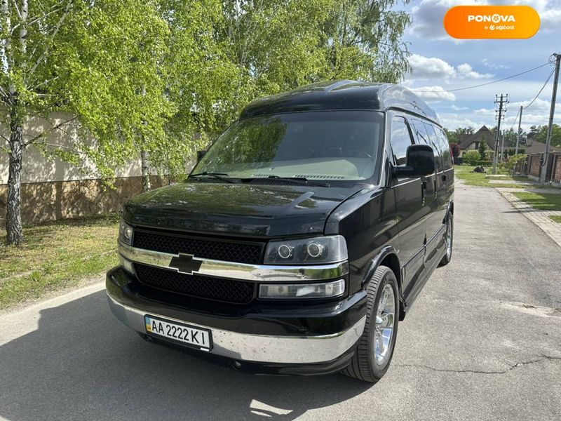 Chevrolet Express, 2008, Газ пропан-бутан / Бензин, 177 тис. км, Мінівен, Чорний, Київ Cars-Pr-64907 фото