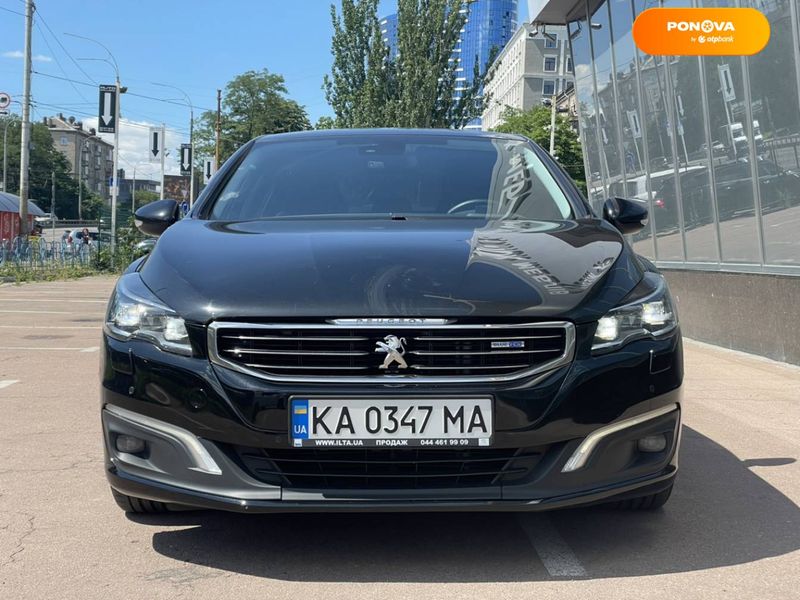 Peugeot 508, 2015, Дизель, 2 л., 162 тис. км, Седан, Чорний, Київ 102801 фото