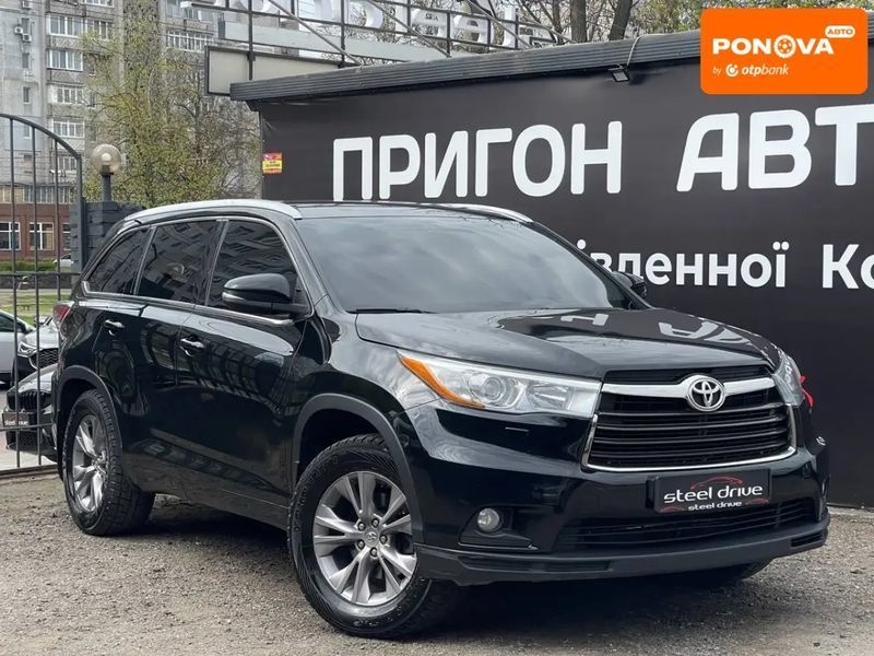 Toyota Highlander, 2014 г., Газ пропан-бутан / Бензин, 169 тыс. км, Внедорожник / Кроссовер, Чорный, Николаев AT-10415038 фото