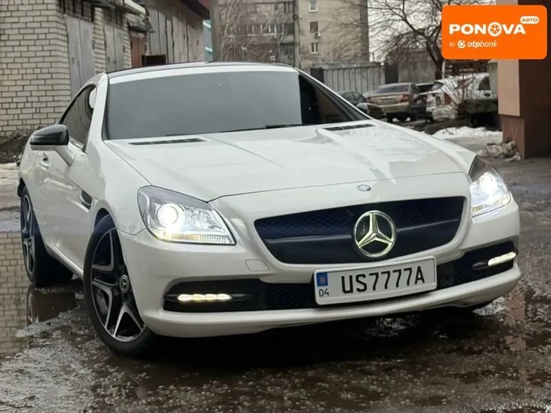 Mercedes-Benz SLK-Class, 2016 р., Бензин, 76 тис. км, Кабріолет, Білий, Дніпро (Дніпропетровськ) AT-10408590 фото