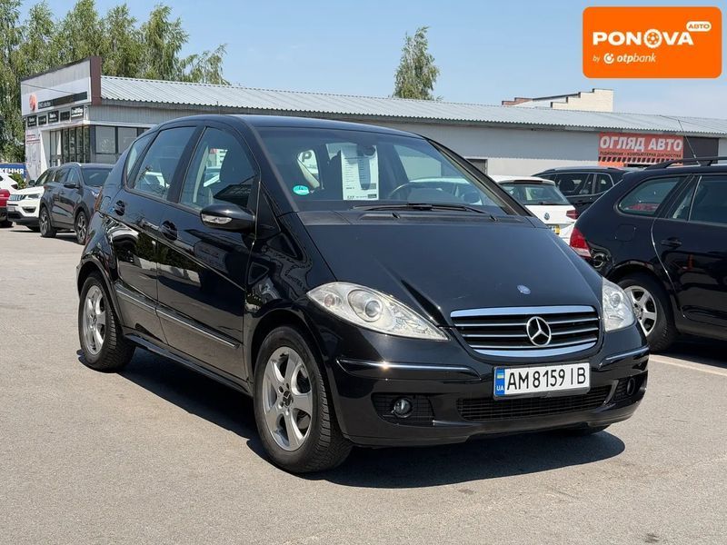 Mercedes-Benz A-Class, 2008 р., Бензин, 271 тис. км, Хетчбек, Чорний, Житомир AT-10420650 фото