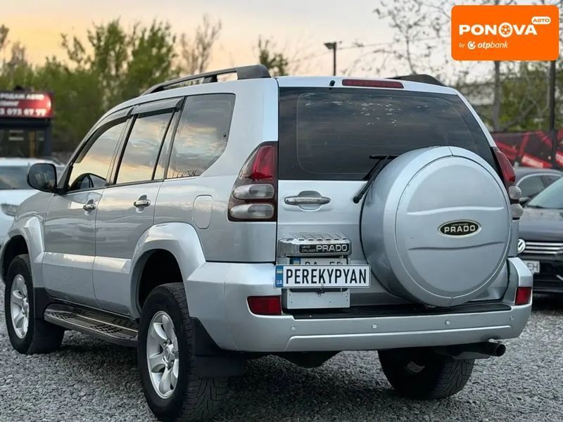 Toyota Land Cruiser Prado, 2004 г., Газ пропан-бутан / Бензин, 271 тыс. км, Внедорожник / Кроссовер, Серый, Днепр (Днепропетровск) AT-10417789 фото