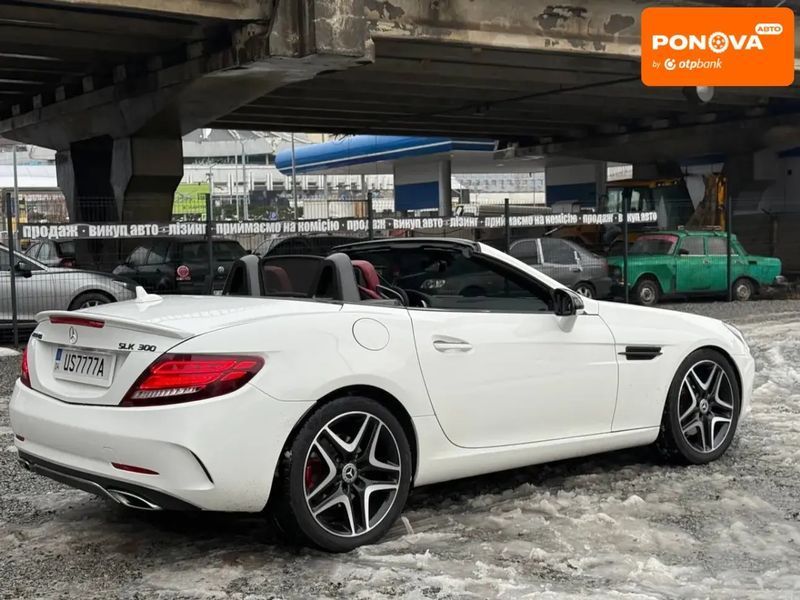Mercedes-Benz SLK-Class, 2016 р., Бензин, 76 тис. км, Кабріолет, Білий, Дніпро (Дніпропетровськ) AT-10408590 фото
