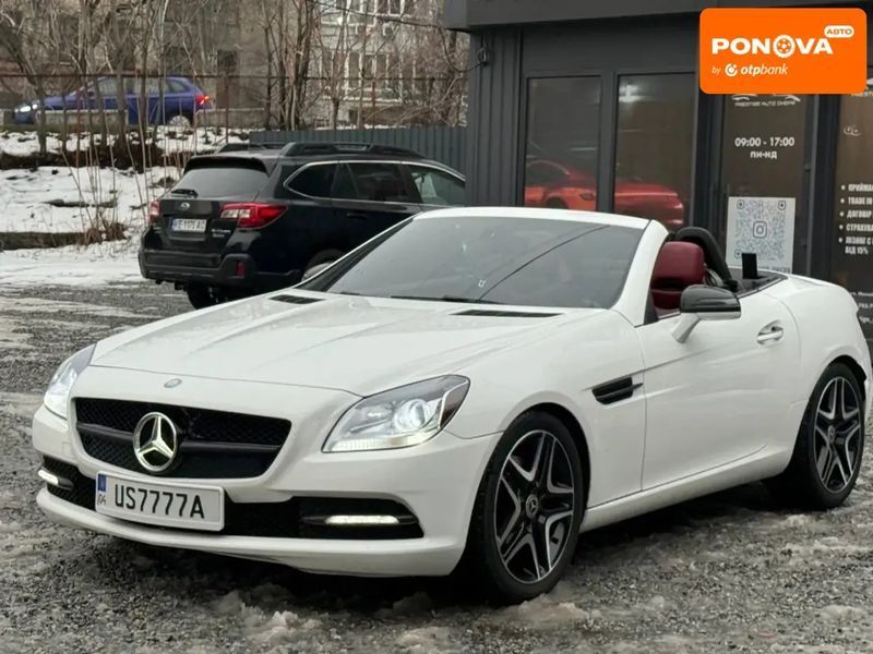 Mercedes-Benz SLK-Class, 2016 р., Бензин, 76 тис. км, Кабріолет, Білий, Дніпро (Дніпропетровськ) AT-10408590 фото