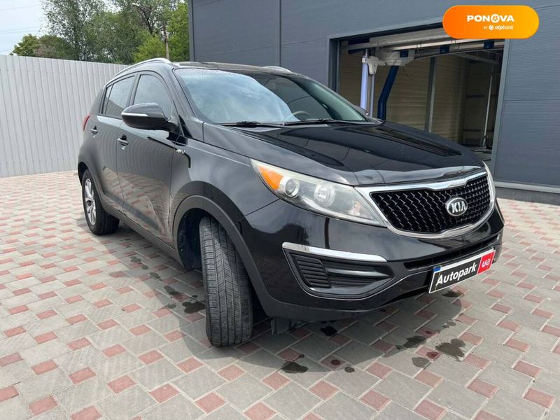 Kia Sportage, 2015, Газ пропан-бутан / Бензин, 2.4 л., 152 тис. км, Позашляховик / Кросовер, Чорний, Запоріжжя 107493 фото