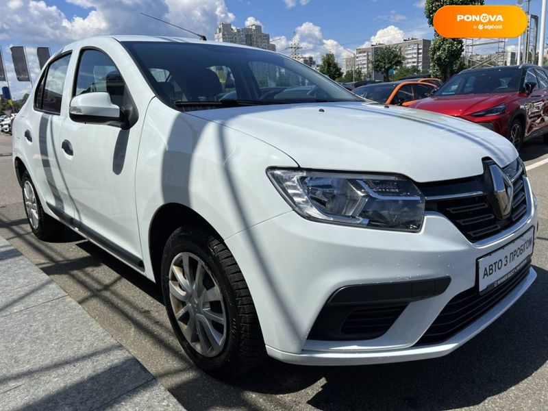 Renault Logan, 2021, Бензин, 0.9 л., 31 тис. км, Седан, Білий, Київ 101458 фото