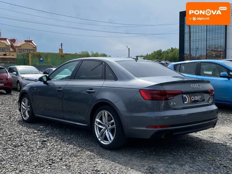 Audi A4, 2016 р., Бензин, 139 тис. км, Седан, Сірий, Львів AT-10400456 фото