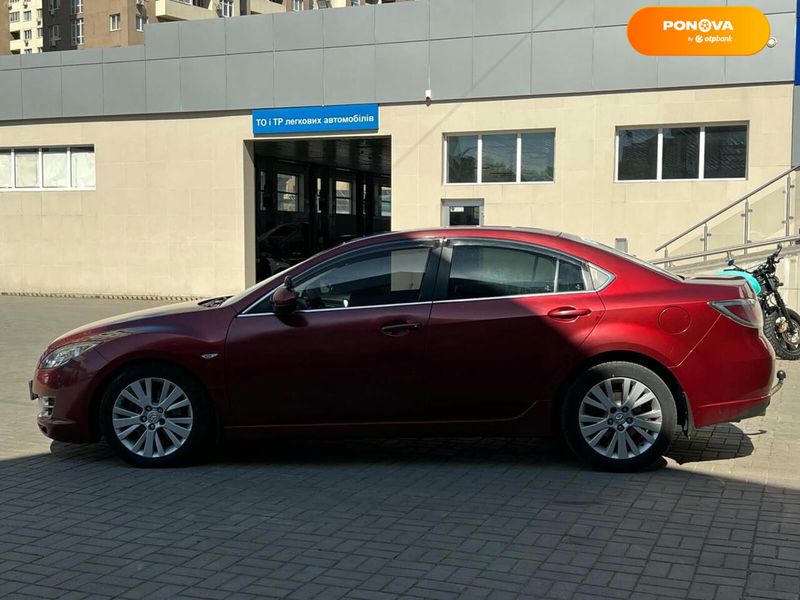 Mazda 6, 2008, Бензин, 2 л., 351 тис. км, Седан, Червоний, Одеса 49299 фото