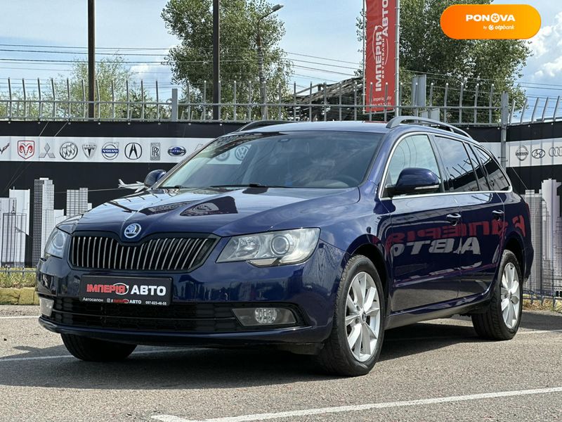 Skoda Superb, 2014, Дизель, 2 л., 350 тис. км, Універсал, Синій, Київ 110744 фото