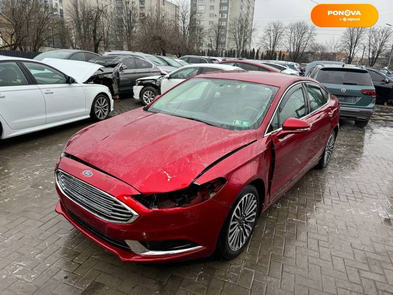 Ford Fusion, 2018, Бензин, 2 л., 170 тис. км, Седан, Червоний, Луцьк 39658 фото