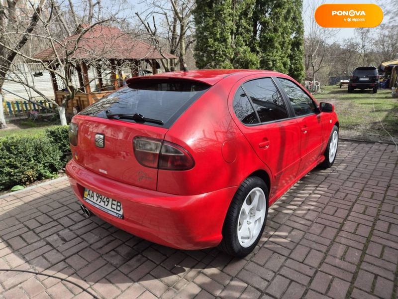 SEAT Leon, 2003, Бензин, 1.8 л., 174 тис. км, Хетчбек, Червоний, Київ Cars-Pr-68090 фото