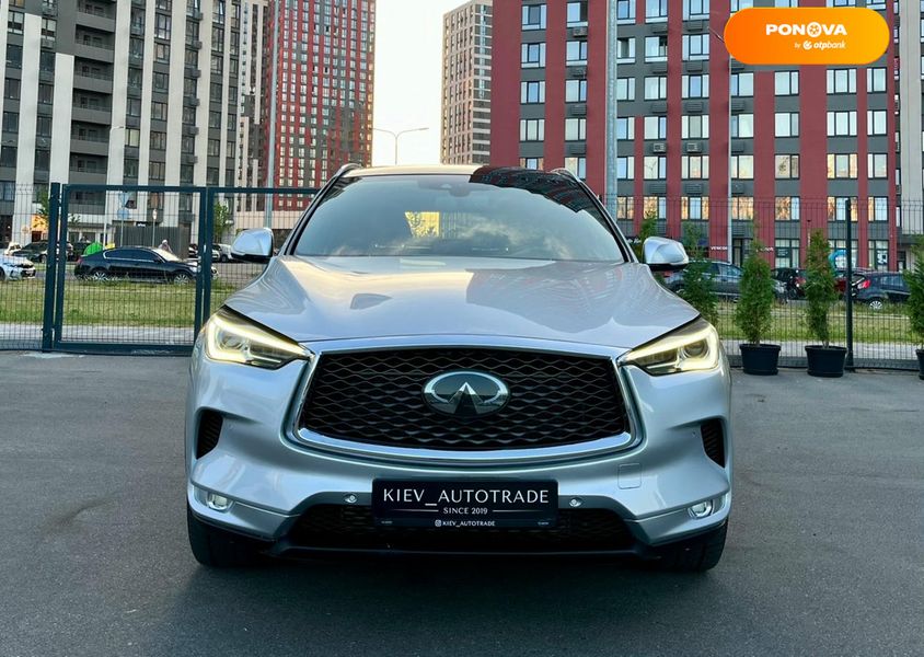 Infiniti QX50, 2018, Бензин, 2 л., 65 тис. км, Позашляховик / Кросовер, Сірий, Київ 109405 фото