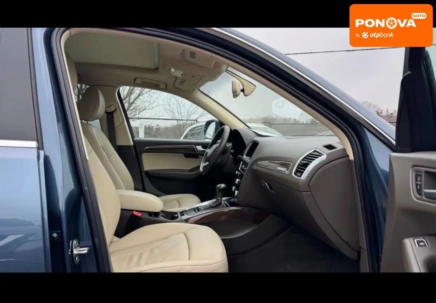 Audi Q5, 2015 р., Бензин, 186 тис. км, Позашляховик / Кросовер, Синій, Полтава AT-10410372 фото