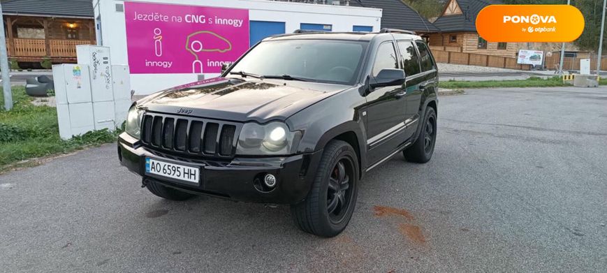 Jeep Grand Cherokee, 2006, Бензин, 5.7 л., 190 тис. км, Позашляховик / Кросовер, Чорний, Тячів Cars-Pr-66615 фото