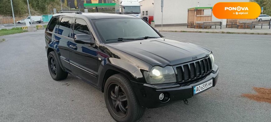 Jeep Grand Cherokee, 2006, Бензин, 5.7 л., 190 тис. км, Позашляховик / Кросовер, Чорний, Тячів Cars-Pr-66615 фото