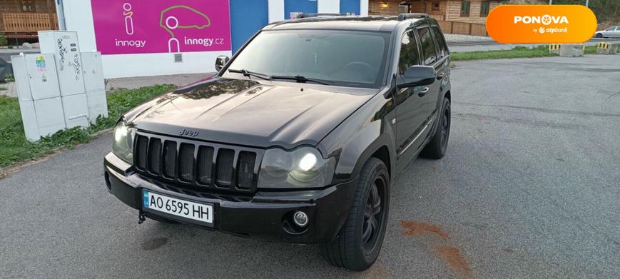 Jeep Grand Cherokee, 2006, Бензин, 5.7 л., 190 тис. км, Позашляховик / Кросовер, Чорний, Тячів Cars-Pr-66615 фото