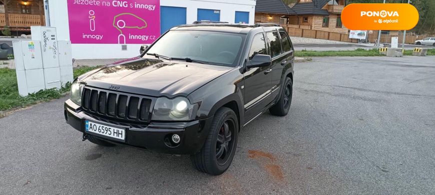 Jeep Grand Cherokee, 2006, Бензин, 5.7 л., 190 тис. км, Позашляховик / Кросовер, Чорний, Тячів Cars-Pr-66615 фото