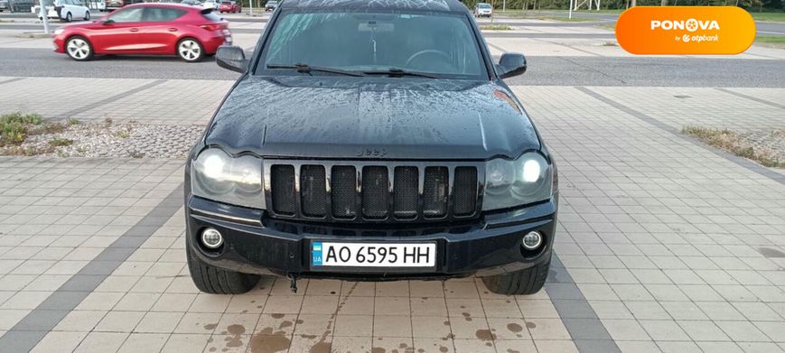 Jeep Grand Cherokee, 2006, Бензин, 5.7 л., 190 тис. км, Позашляховик / Кросовер, Чорний, Тячів Cars-Pr-66615 фото