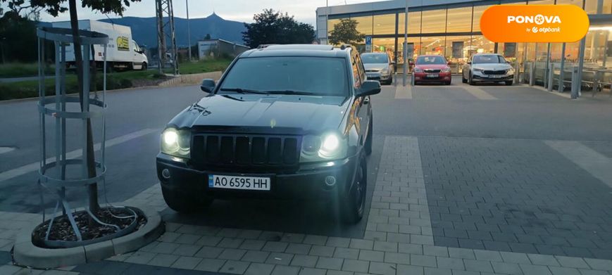 Jeep Grand Cherokee, 2006, Бензин, 5.7 л., 190 тис. км, Позашляховик / Кросовер, Чорний, Тячів Cars-Pr-66615 фото