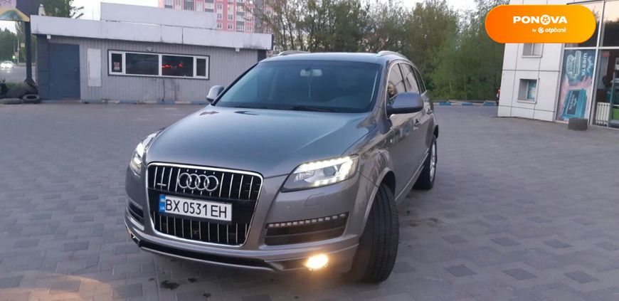 Audi Q7, 2013, Бензин, 3 л., 131 тис. км, Позашляховик / Кросовер, Сірий, Хмельницький Cars-Pr-69029 фото